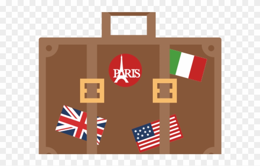 Travel Clipart Png Transparent - Cute Travel Luggage Clipart