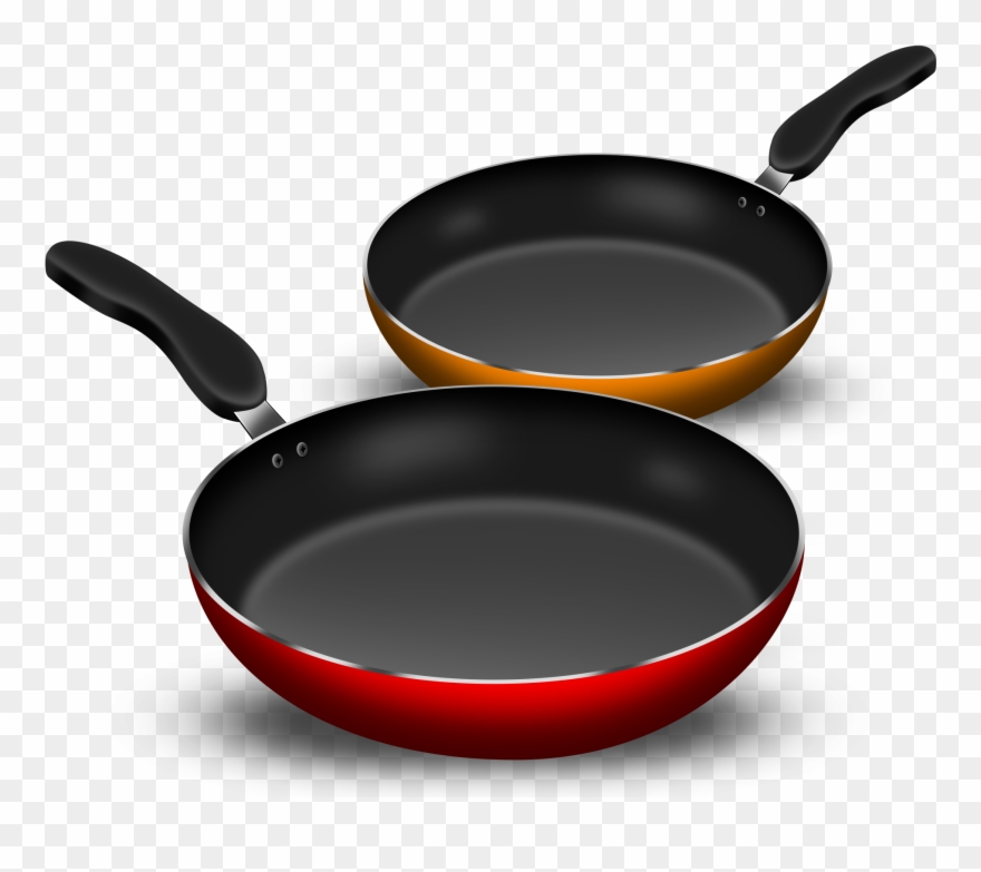 Household Items Pans Pots Woks Png And Psd - Sauté Pan Clipart