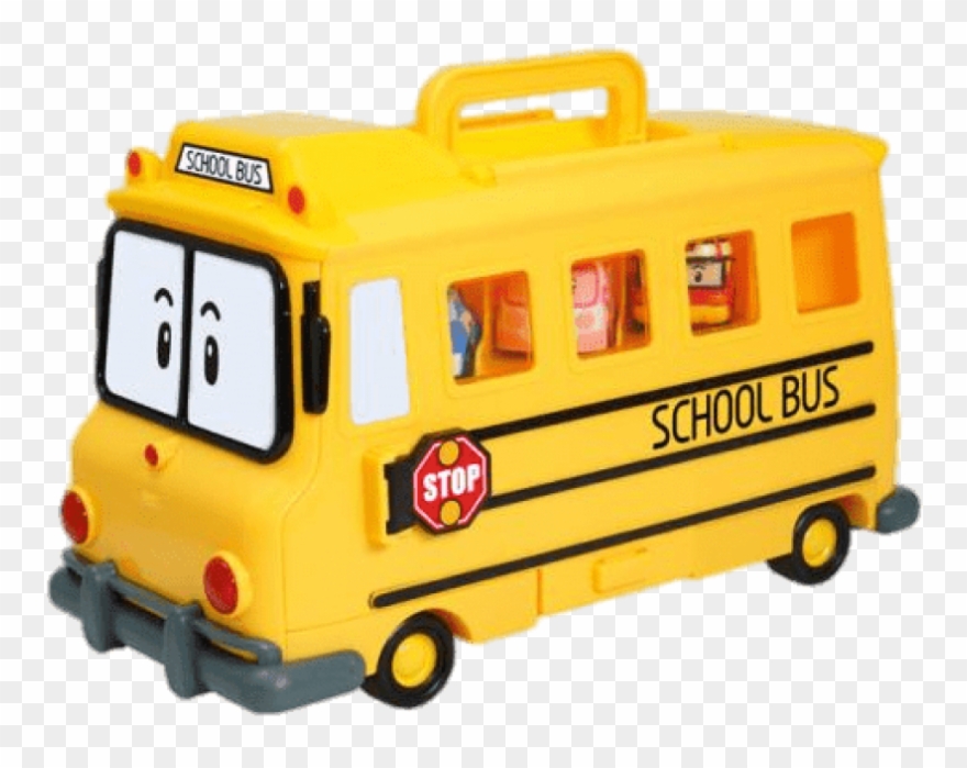 Free Png Download Robocar Poli Character Schoolb The - Robocar Poli Schoolbus Clipart