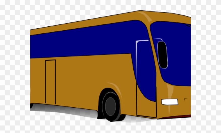 Bus Clipart Tourist Bus - Gambar Bus Kartun Png Transparent Png