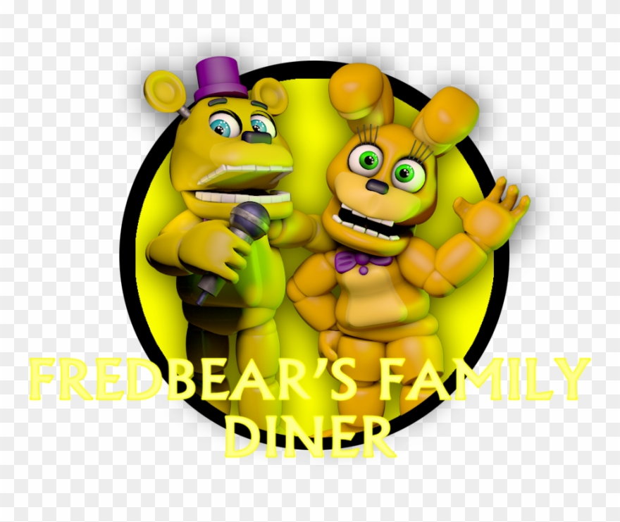 Diner Clipart Toy - Fredbear's Family Diner Fnaf World - Png Download