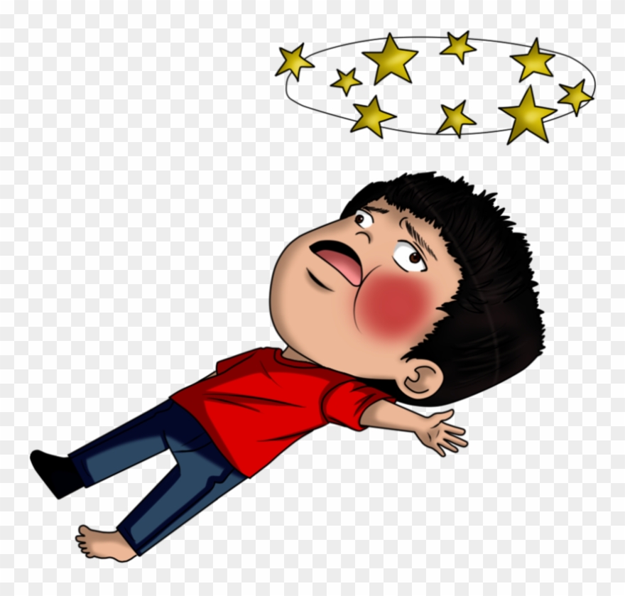 Adam Irigoyen Knocked Silly By Comedykos - Cartoon Knocked Out Stars Clipart