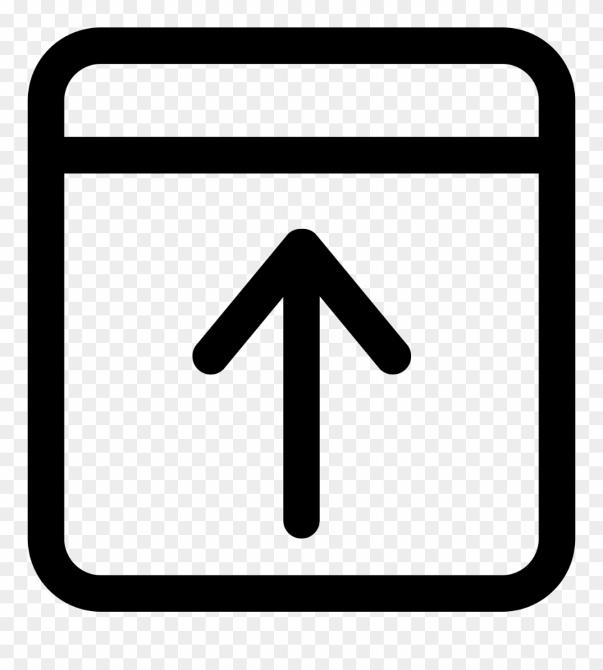 Up Arrow Square Button Outline Svg Png Icon Free Download - Transparent Background Checklist Icon Png Clipart