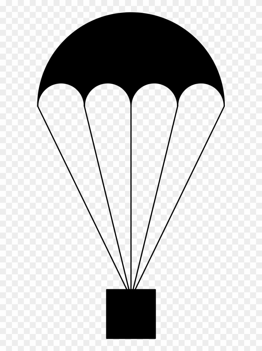 Parachute Clipart Newspaper - Hot Air Balloon - Png Download