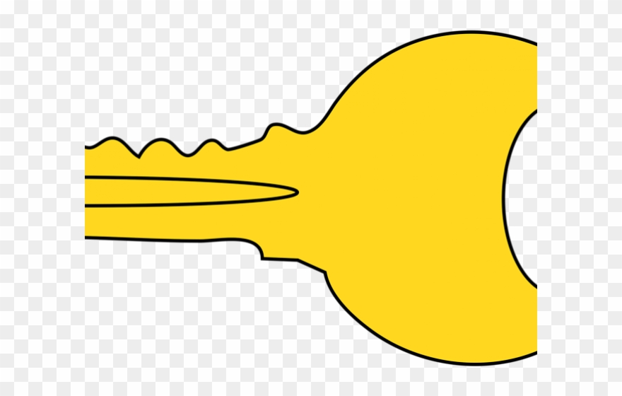 Keys Clipart Gold Key - Png Download