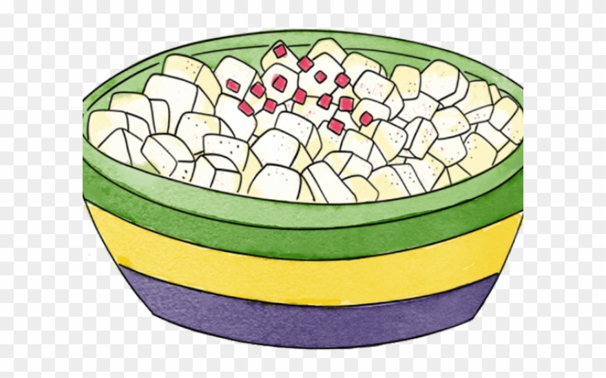 Salad Clipart Potato Salad - Sushi - Png Download