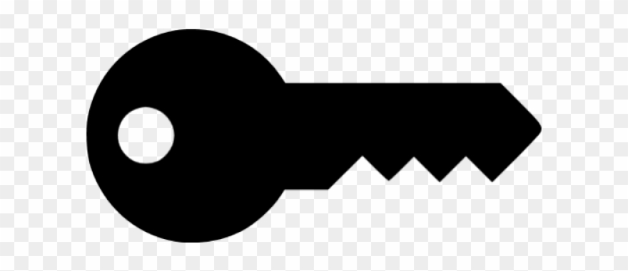 Lock Keys Facts Clipart Icon - Key Icon Png Black Transparent Png