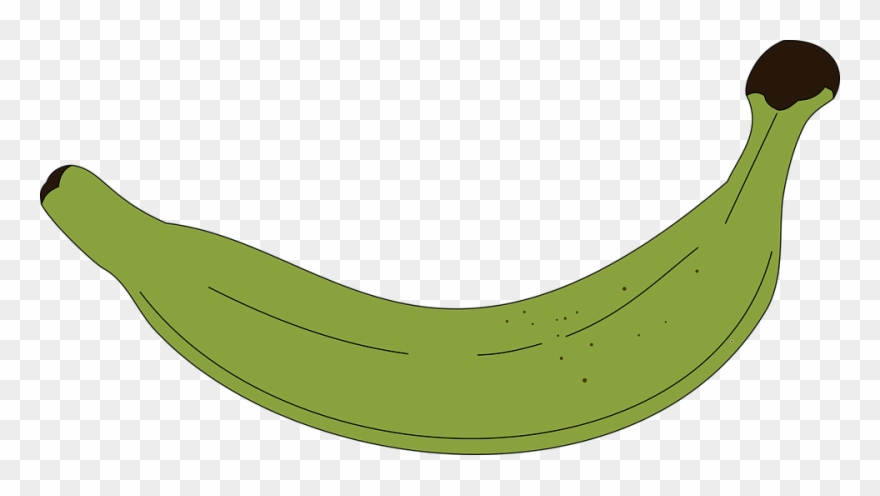 Vector Swirl Clipart Banana - Platano Vector Png Transparent Png