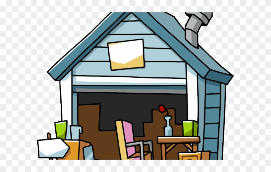 Cottage Clipart Front Lawn - Cartoon - Png Download