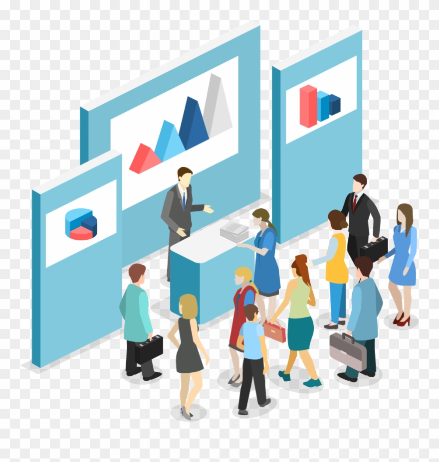 Conference Advertising Rates - Exhibition Vector Clipart