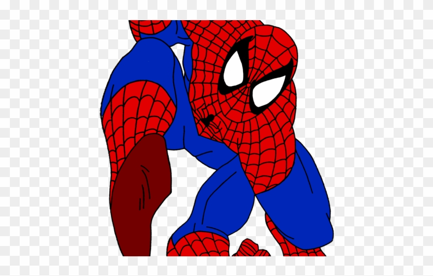Spider Man Clipart - Spider Man Pose - Png Download