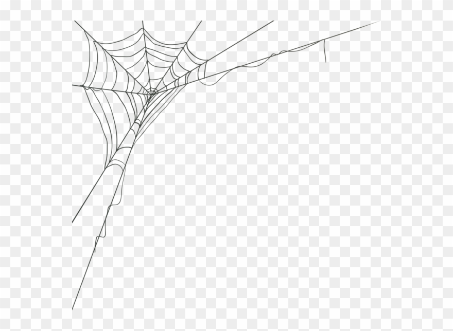 Spider Web Corner Png Clip Art Image - Spider Web Corner Png Transparent Png