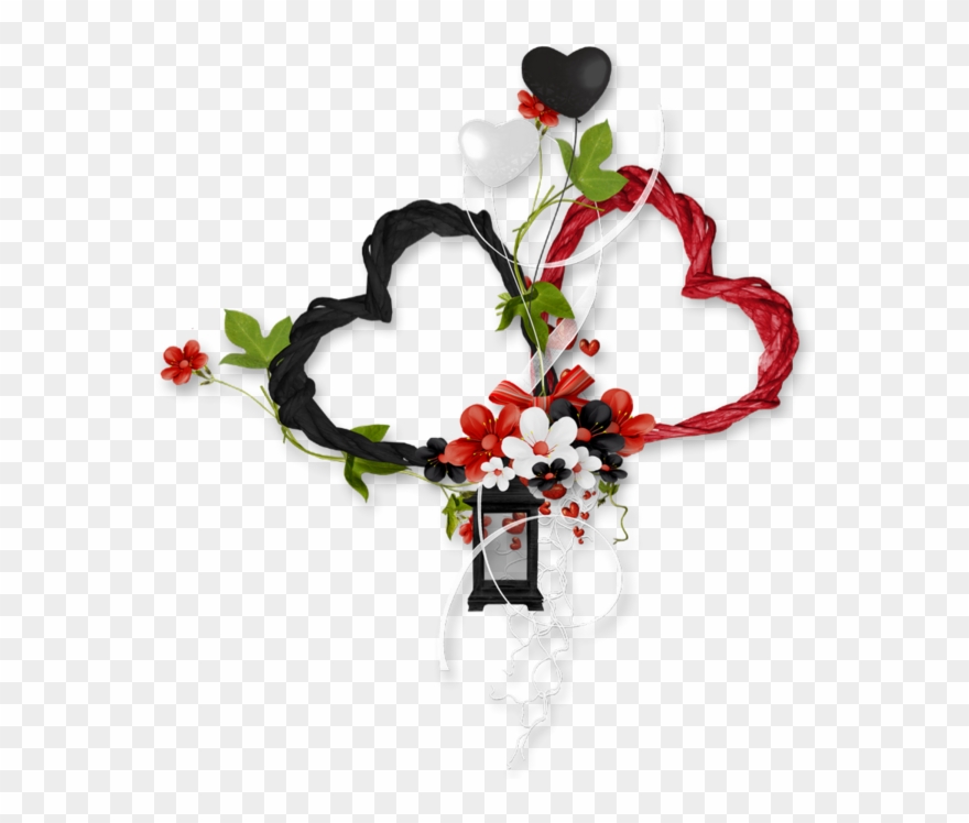 Cadre Png St Valentin, Coeurs - Picture Frame Clipart