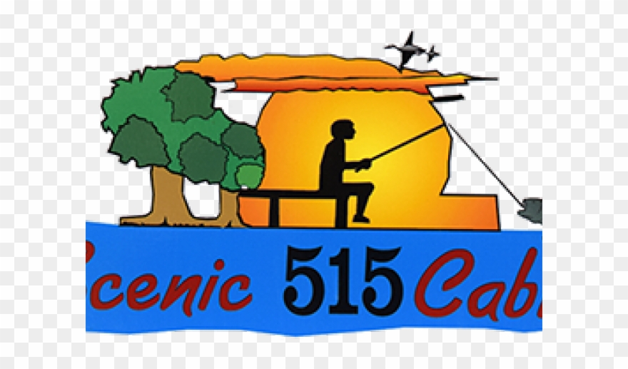 Scenic Clipart Lake House - Png Download