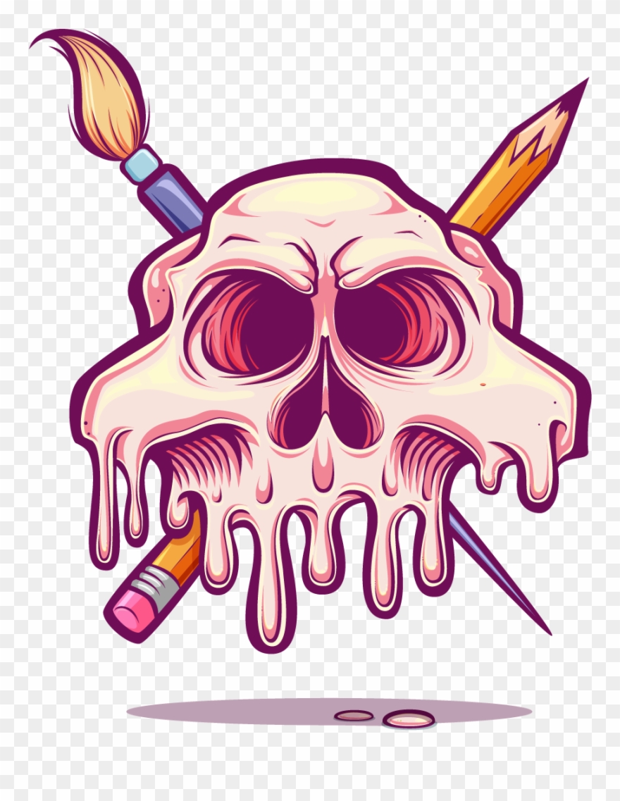 Ilustra O Muere Graphic, Jolly Roger, Arte Pop, Cool - Drawing Clipart