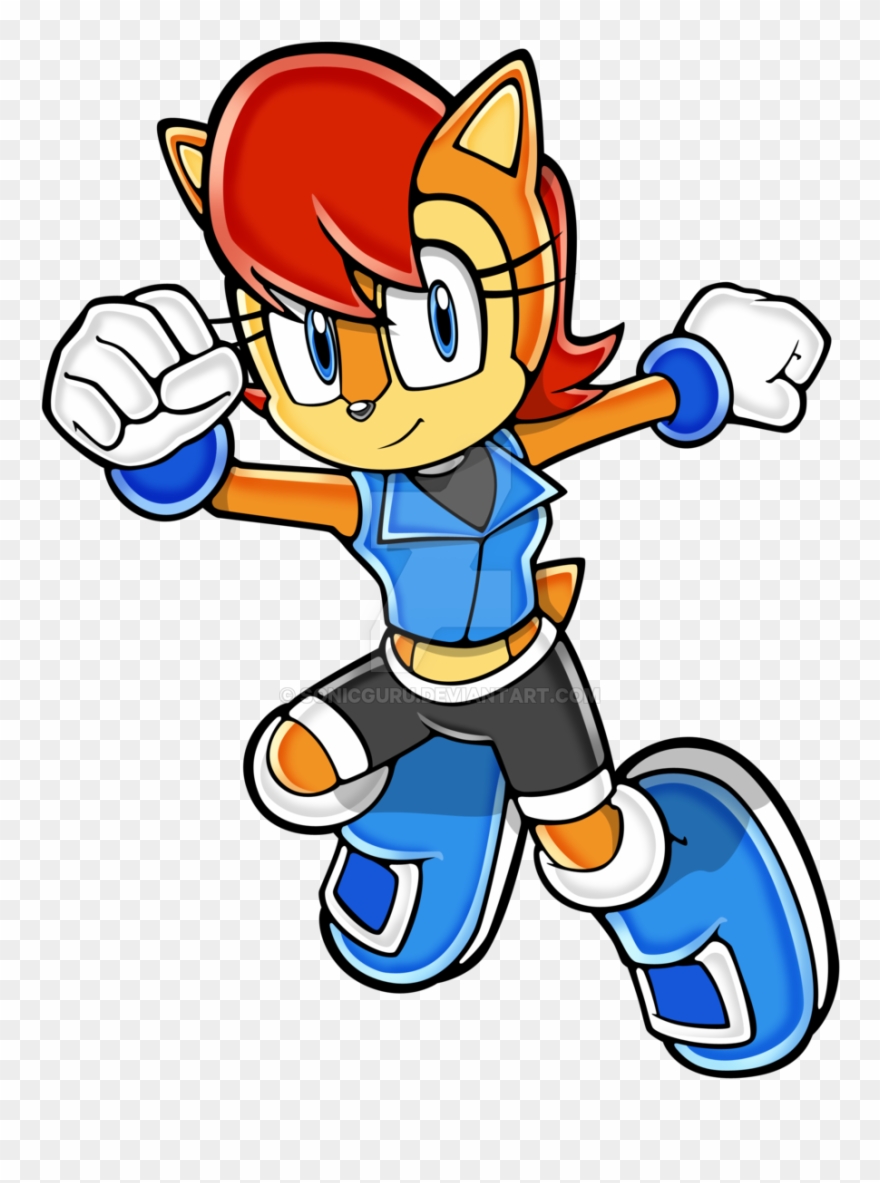 Sally Acorn By Sonicguru-d72fx6v - Sally Acorn Clipart