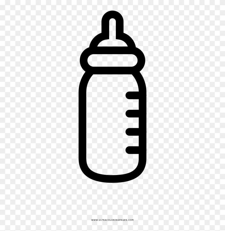 Baby Bottle Coloring Page - Desenhos Para Colorir De Mamadeira Clipart