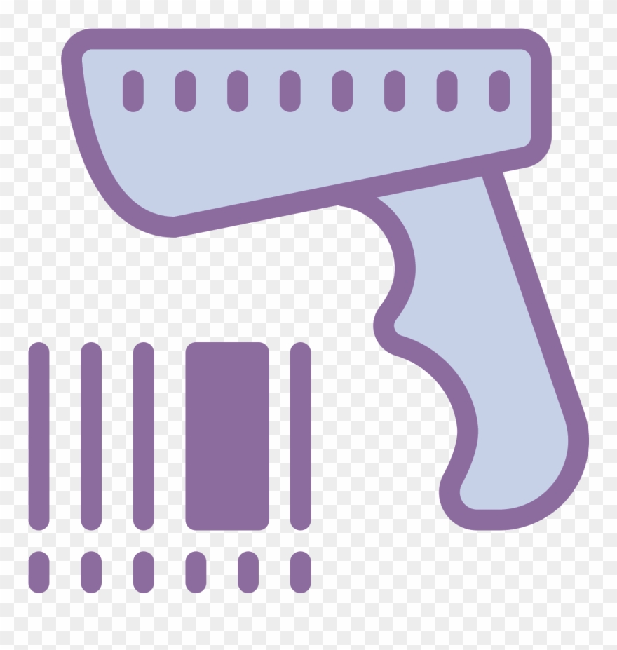 Skaner Kodów Kreskowych 2 Icon - Gun Clipart