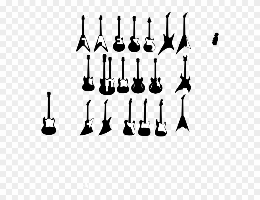 Flying V Guitar Vector Clipart