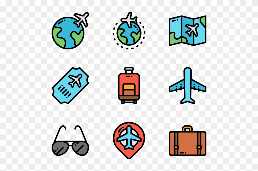 Aviation - 여행 아이콘 Png Clipart