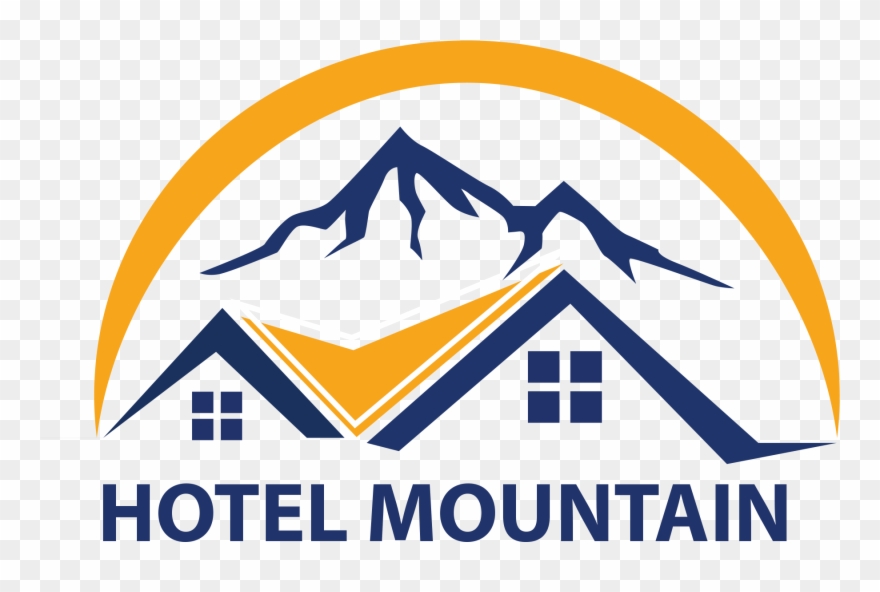 Hotel Mountain Logo Clipart