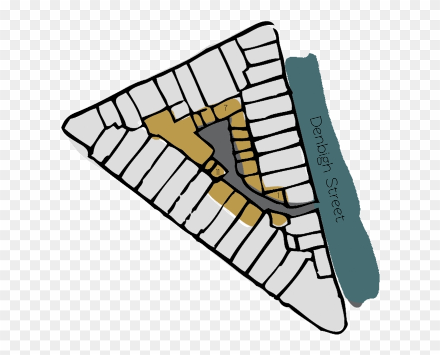 Denbigh Mews - Illustration Clipart