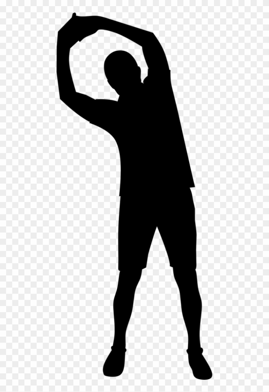 Oh No Stop Doing That This Instant, Don't You Know - Silueta Haciendo Ejercicio Png Clipart