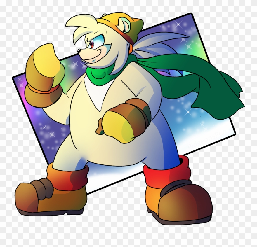 Aurora Icefield - Bark The Polar Bear Clipart