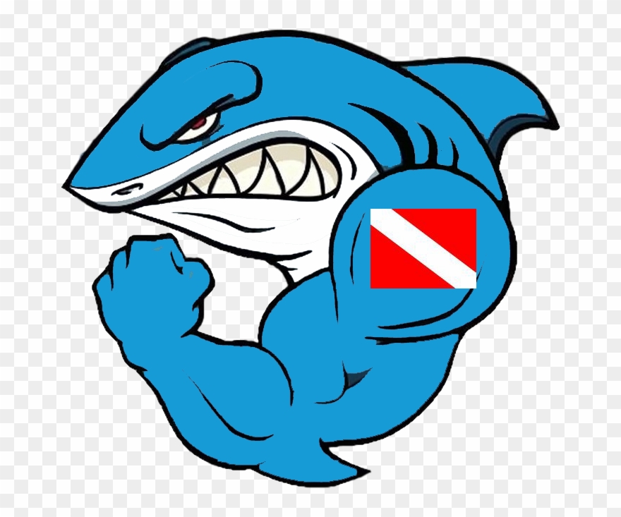 Strong Shark Vector Clipart
