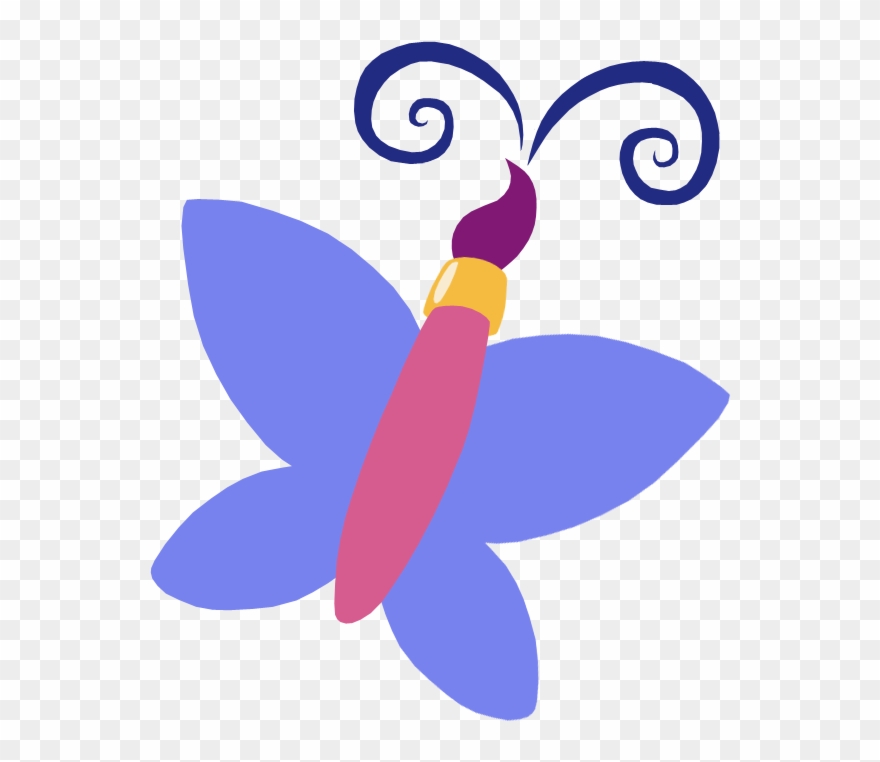 Paint Brush Clipart Cutie Mark - Mlp Cutie Marks Paint - Png Download