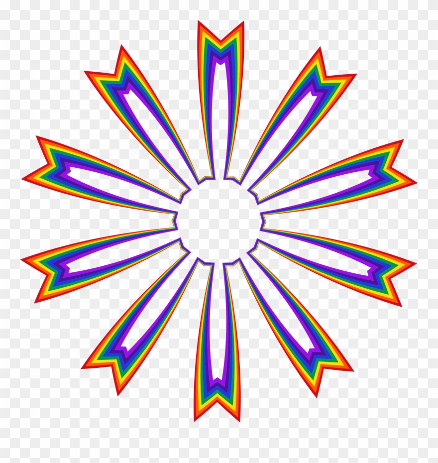 This Free Icons Png Design Of Rainbow Medal Clipart