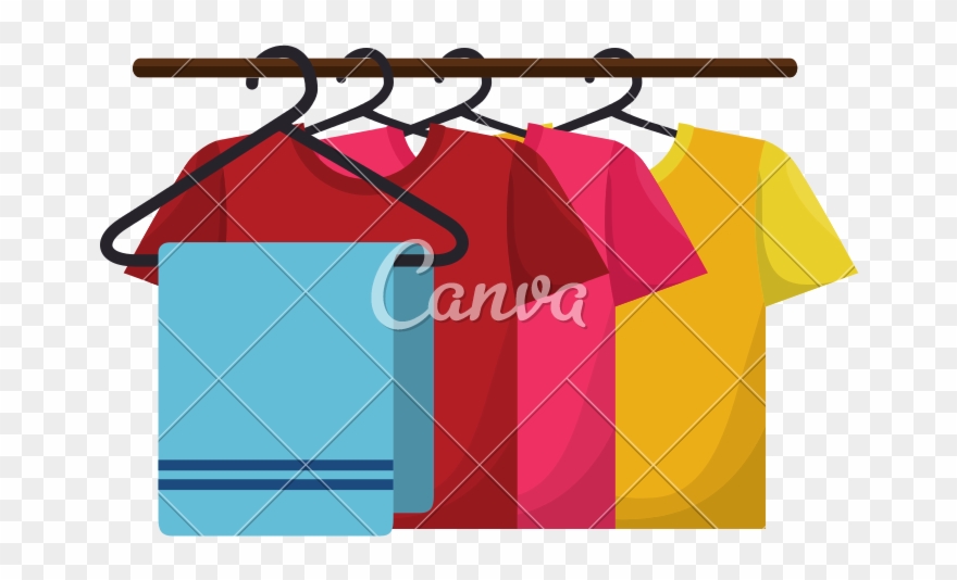 800 X 800 2 - Hanger Laundry T Shirt Clipart