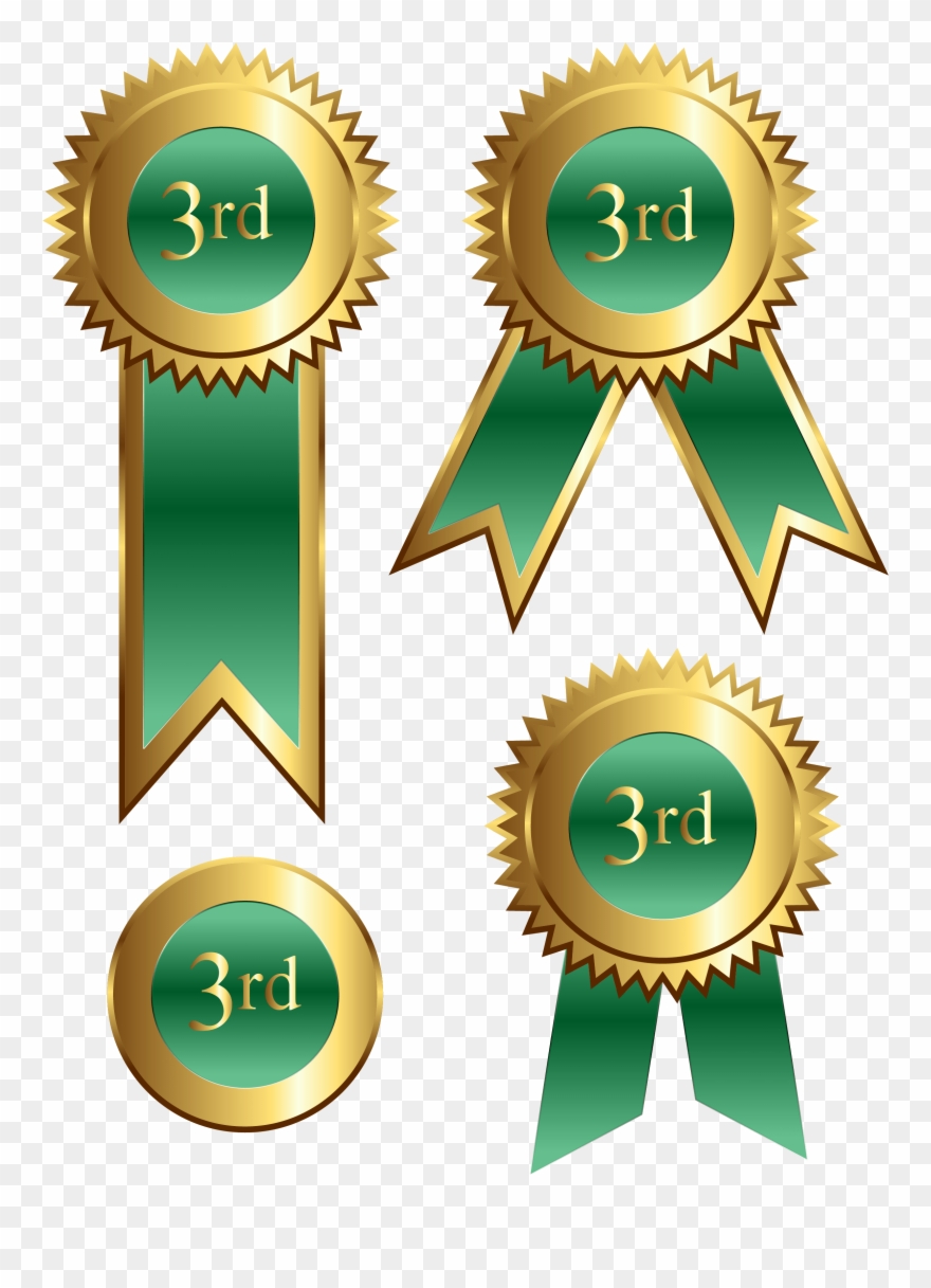 3rd Place Ribbon Clip Art - Ribbon 3rd Place Png Transparent Png