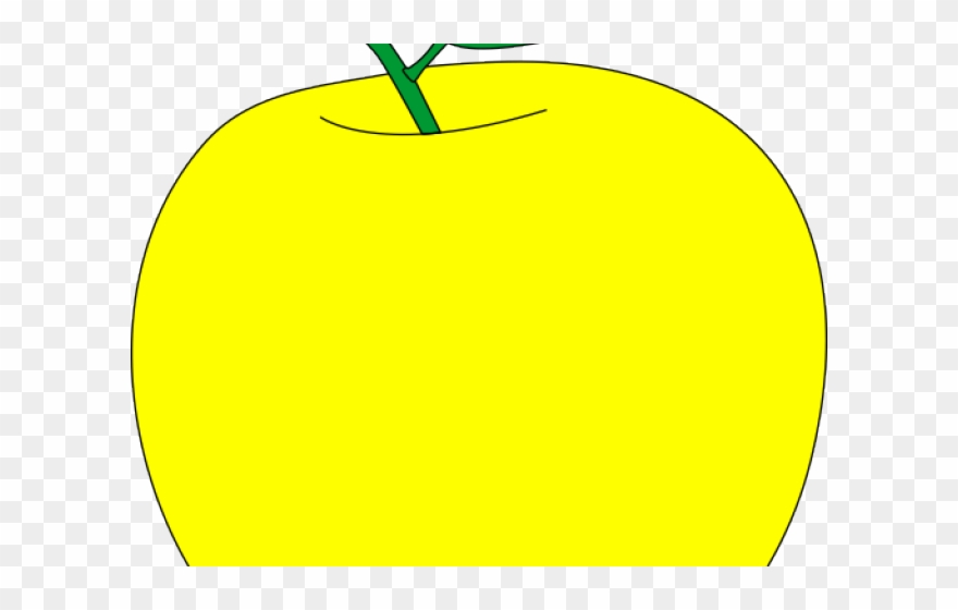 Apple Clipart Yellow - Granny Smith - Png Download