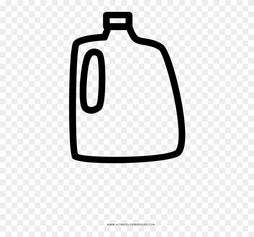 Milk Jug Coloring Page - Design Clipart