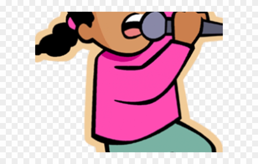 Singing Clipart Clipart Transparent Background - Action Verbs Clip Art - Png Download