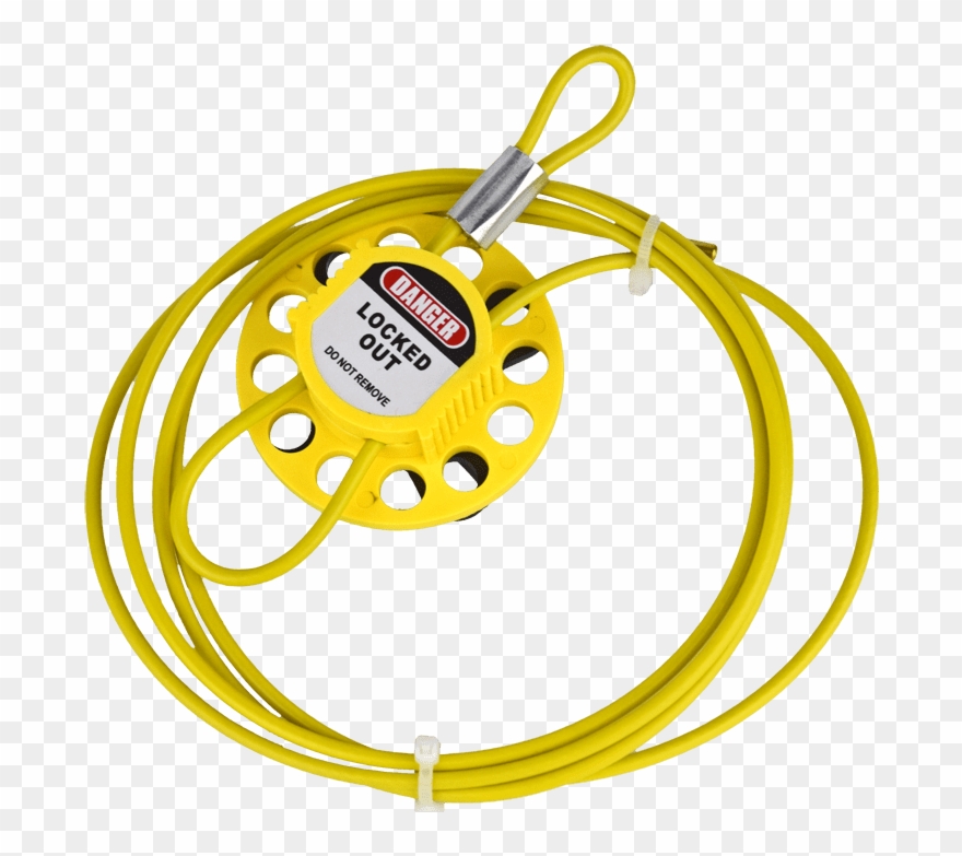 Universal Multipurpose Cable Valve Lockout Rk C12 - Illustration Clipart