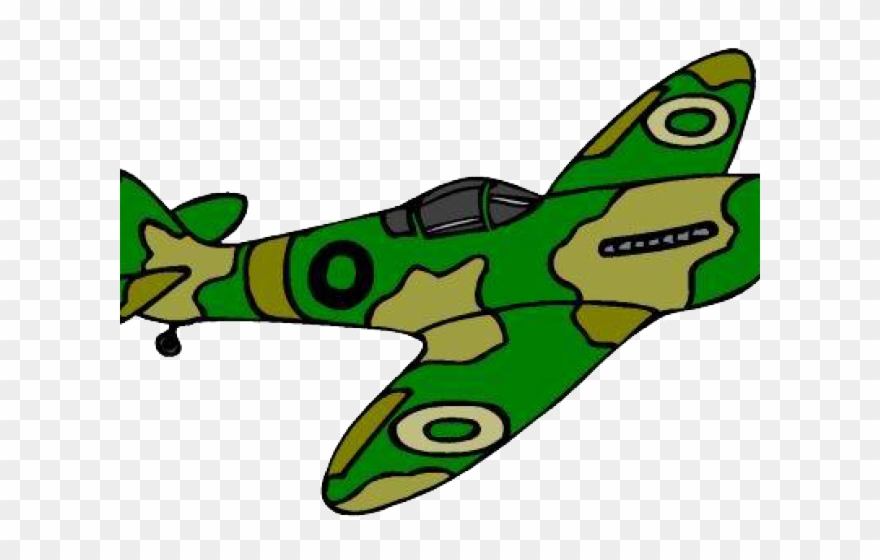 Airplane Of War Clipart - Png Download