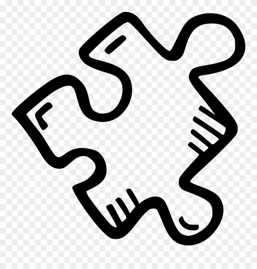 Puzzle Piece Comments Clipart