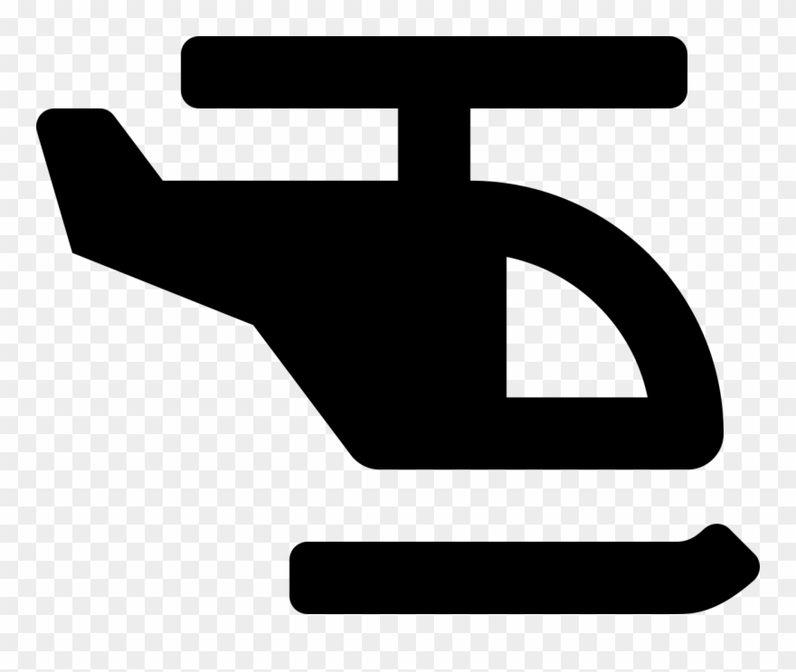 Font Awesome 5 Solid Helicopter - Airplane Clipart