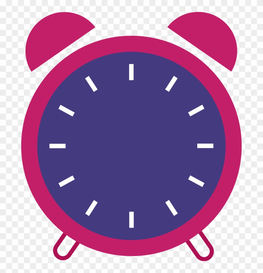 Free Online Clock Alarm Timing Red Vector For Design - Circle Clipart