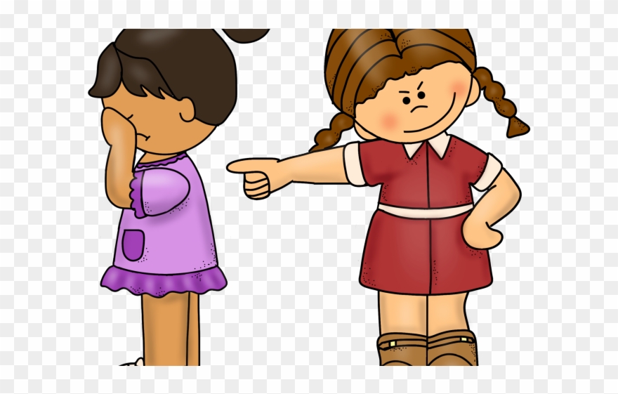 Girl Clipart Bully - Bullied Clipart - Png Download