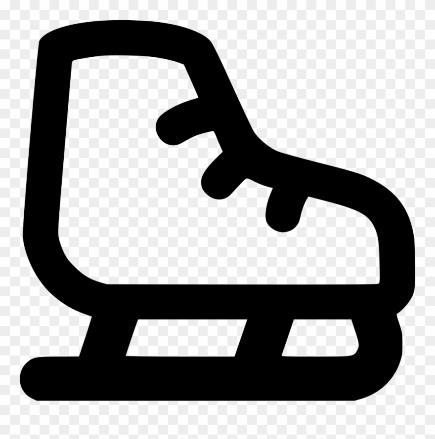 Ice Skate Comments Clipart