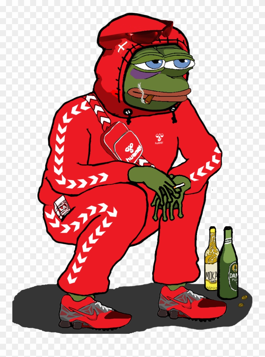 En Opdateret Version Af "dansk-slav Pepe" - Tri Poloski Clipart