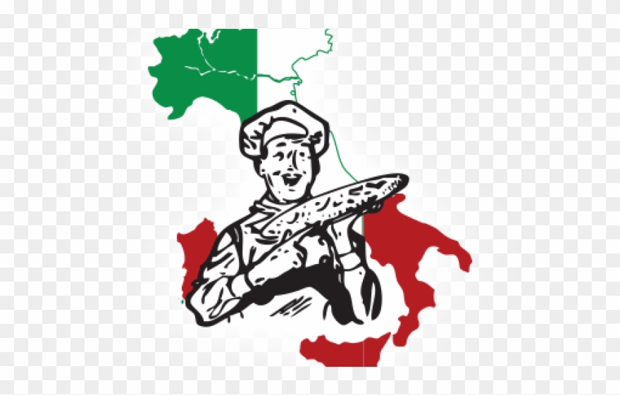 Restaurant Clipart Italian Restaurant - Italy Map Vector - Png Download