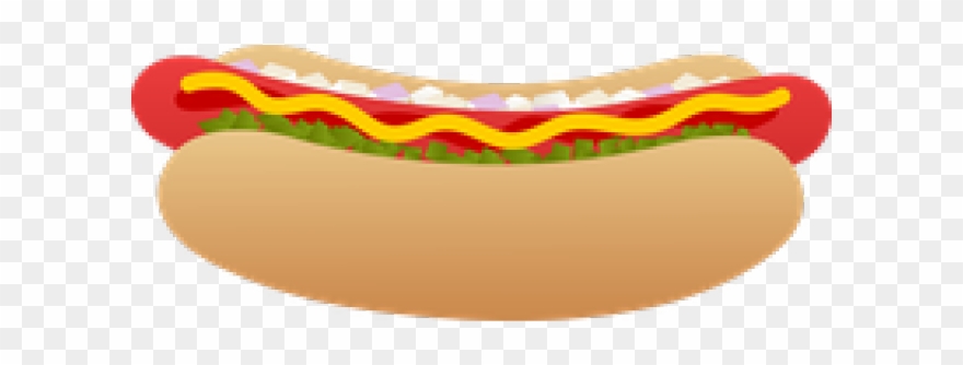 Hot Dog Clipart Fork - Clip Art Hot Dog Png Transparent Png