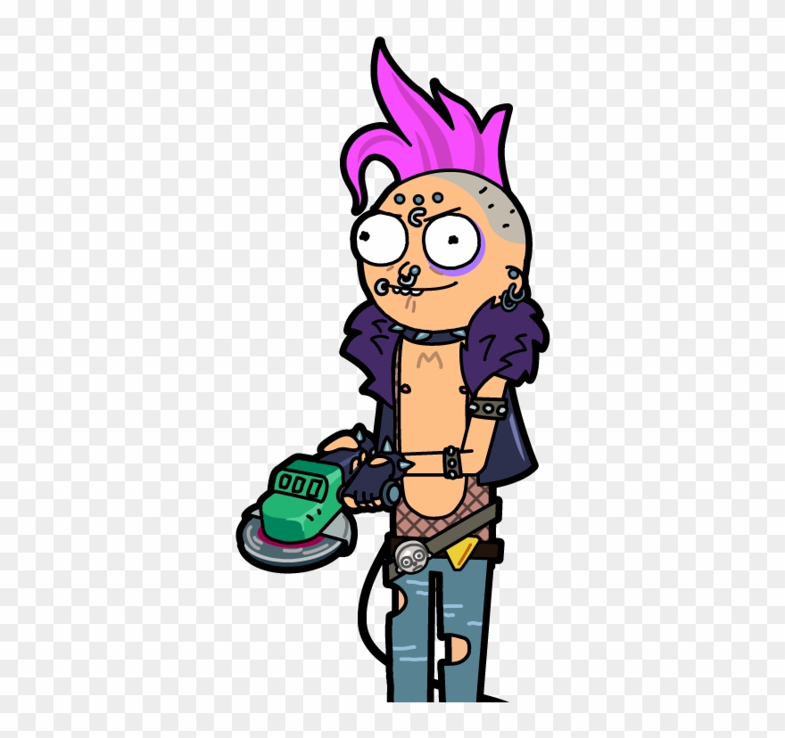 #287 - Grinder Morty - Pocketmortys - Net - Pocket Mortys Rick E Morty Npcs Clipart