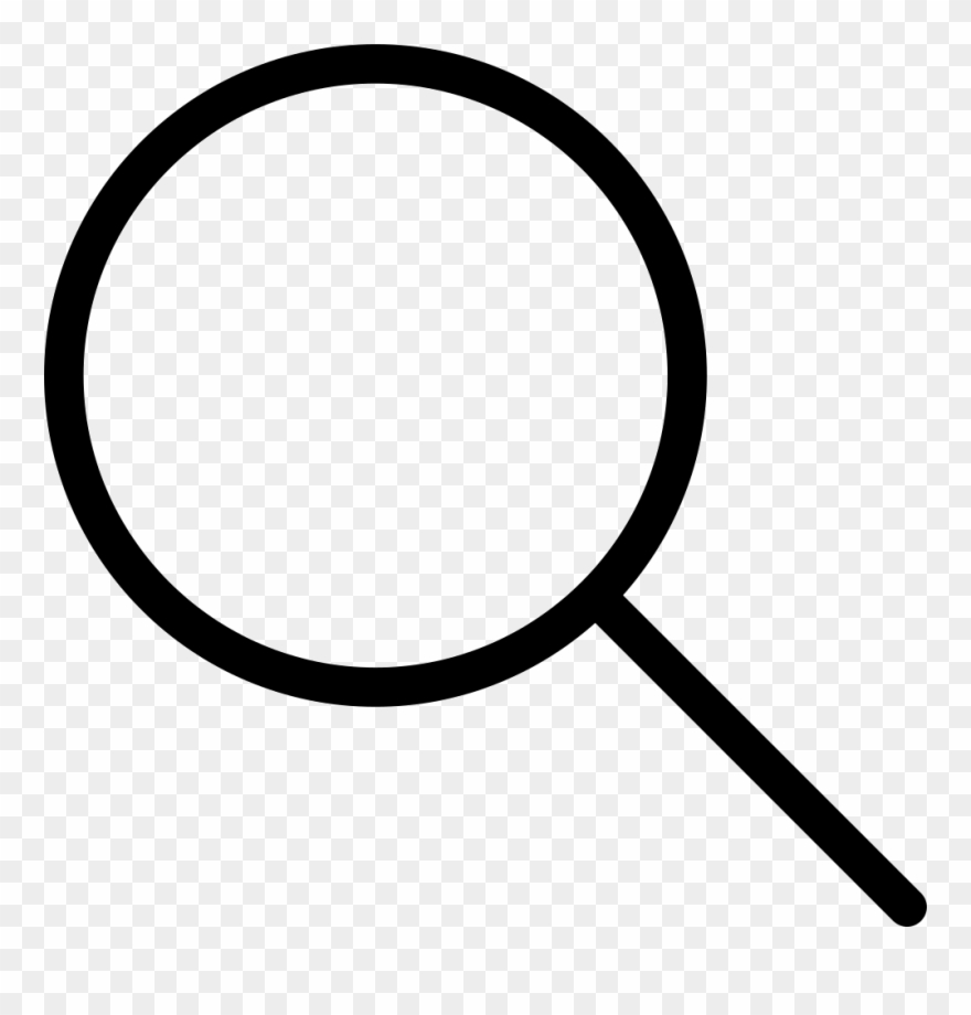 Rounded Magnifying Glass Comments - Search Icon Small Png Clipart