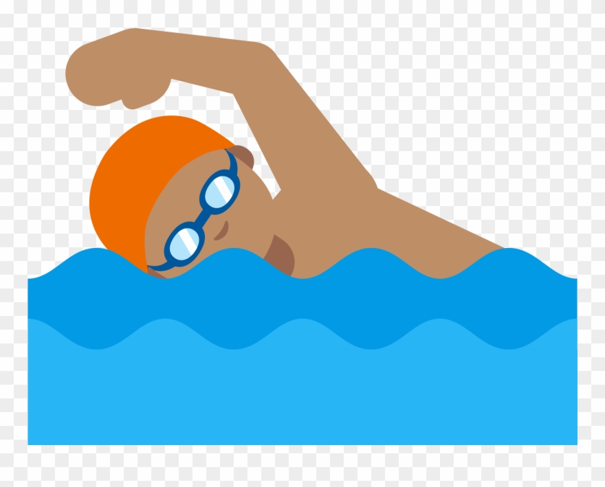 Open - Swimming Emoji Png Clipart
