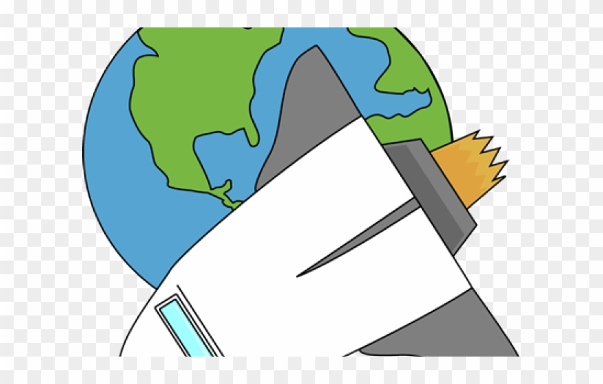 Ufo Clipart Outer Space - Outer Space Space Clip Art - Png Download